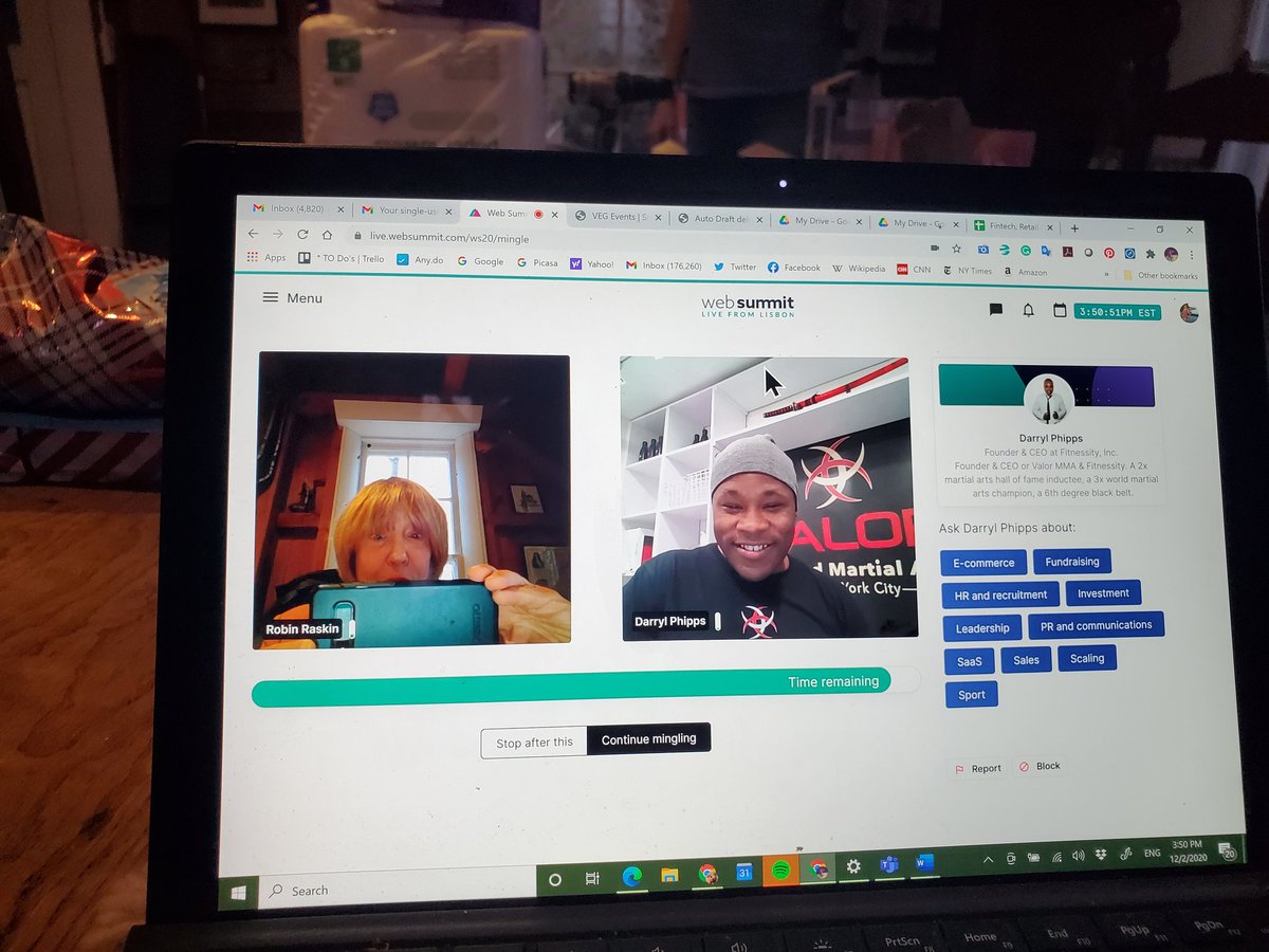 robinr's tweet image. kudos to #websummit2020 for great  mingle experiences