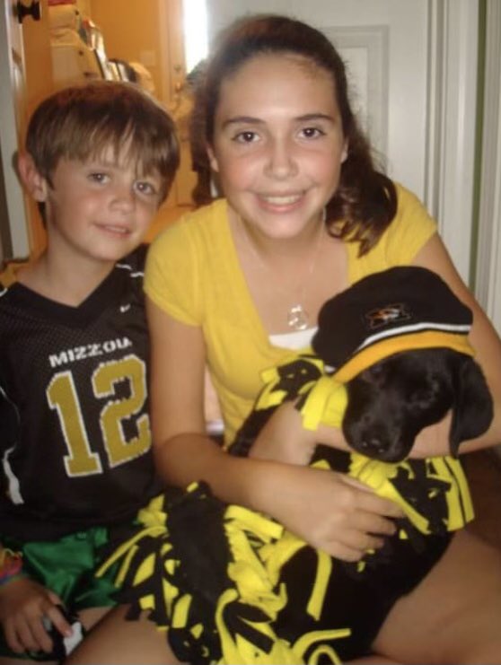 Mizzy the black lab. #mizzoupets