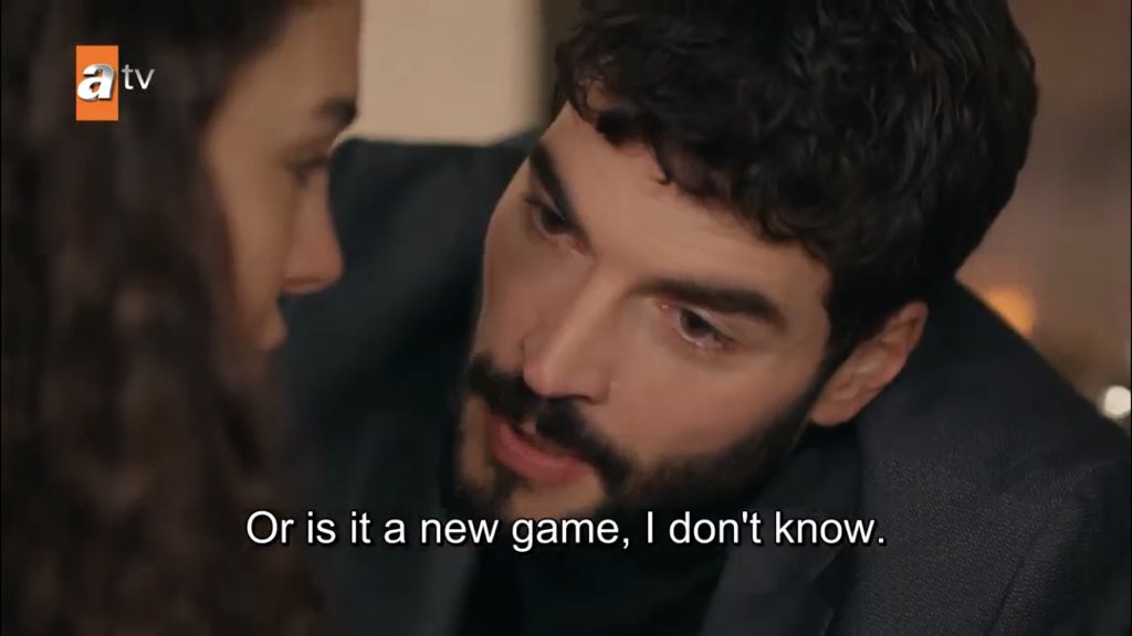 he won’t let azize control their lives anymore WE LOVE THAT ENERGY  #Hercai  #ReyMir