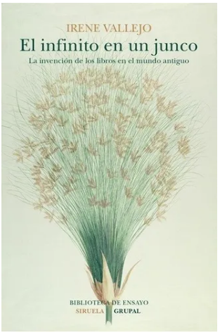 "El infinito en un junco" de <a href="/irenevalmore/">Irene Vallejo</a> 

Un excelente ensayo muy bien documentado con mucha historia, divulgación y anécdotas personales. 

Muy recomendado para #bibliotecarios, #libreros, #lectores y amantes de los #libros, #librerías y #bibliotecas