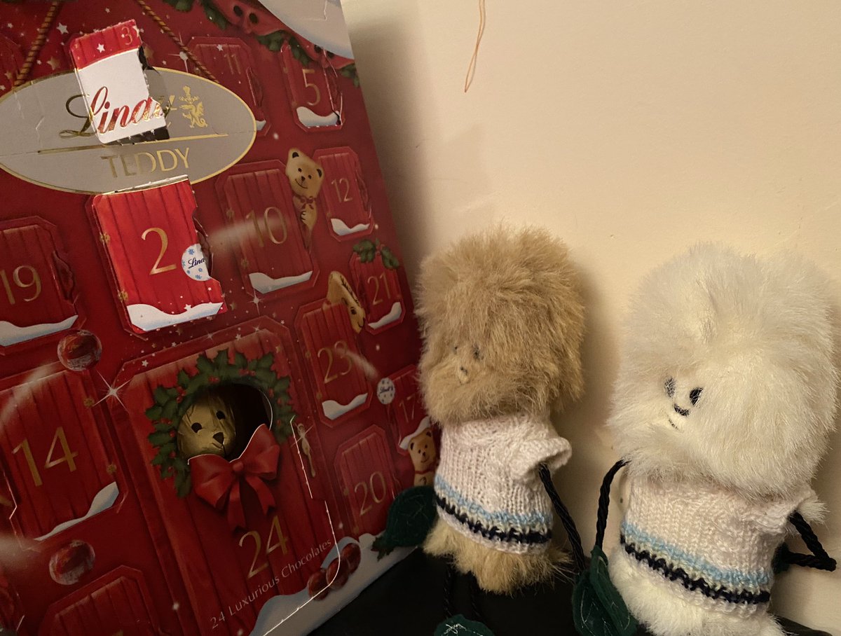 Charters: Hey Caldecott do you think it’s our day to get the advent chocolate? 
Caldecott: I do, let’s hatch a plan 
#DCsAdventCalendar2020