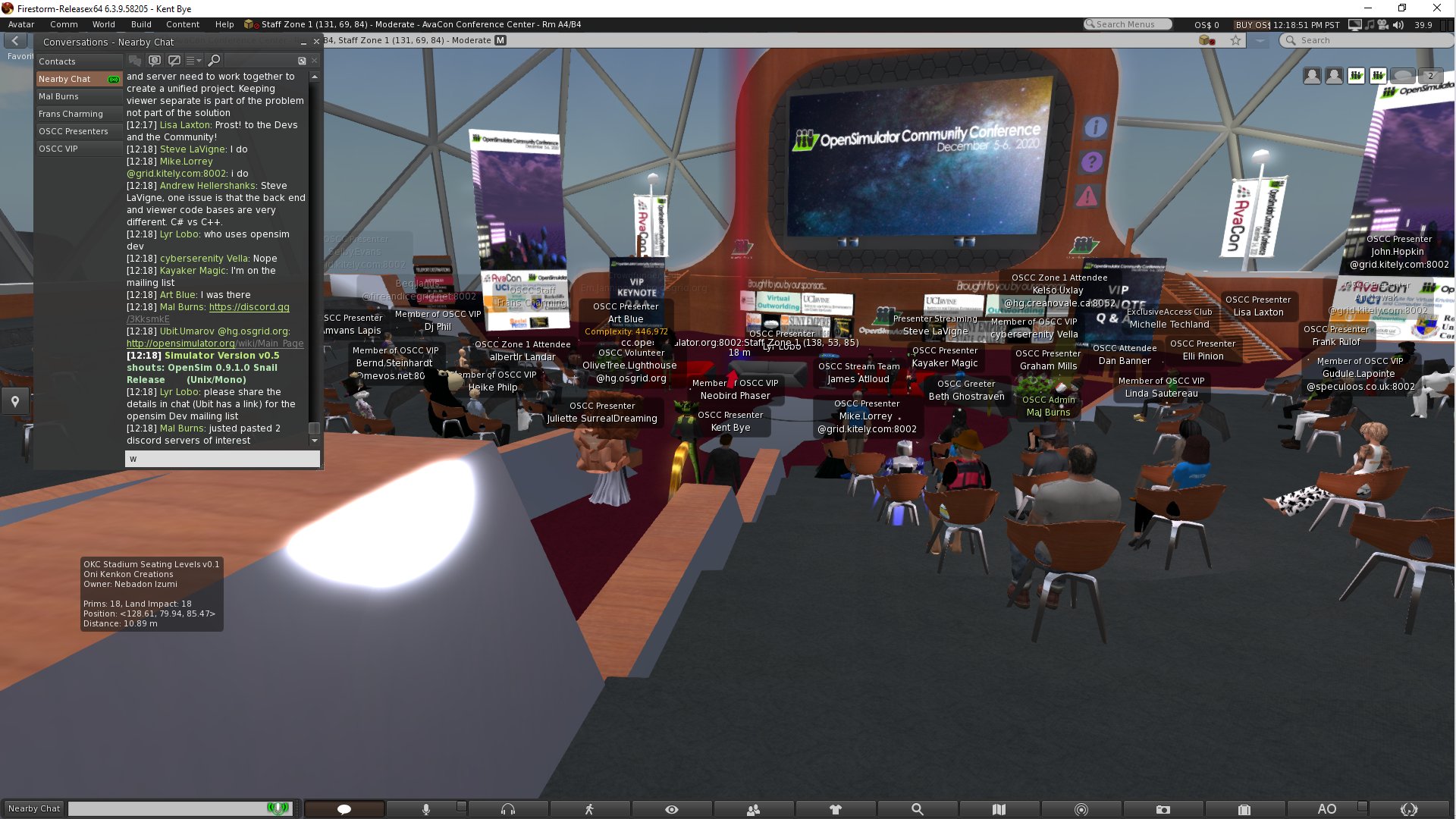 Kent Bye Kentbye Mastodon Social 3 Starting Now Livestream Of My Opensimcc Session With Malburns About The Future Of Immersive Social Spaces Oscc T Co Ymijhupxzp T Co hount9bg Twitter