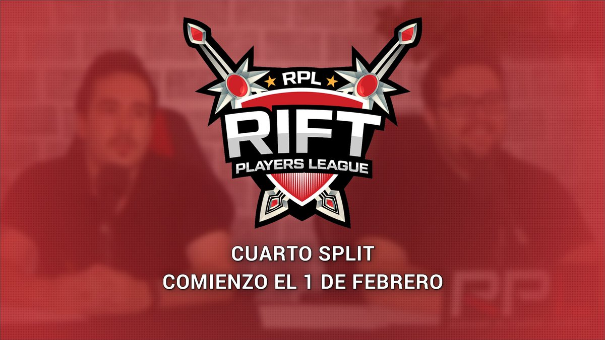 Un split termina y otro empieza muy pronto.

Un año de #RiftPL a nuestras espaldas, ¡y los que quedan!

Cuarto split de Rift Players League, comienzo a partir del 1 de febrero.

¡Inscripciones muy pronto!