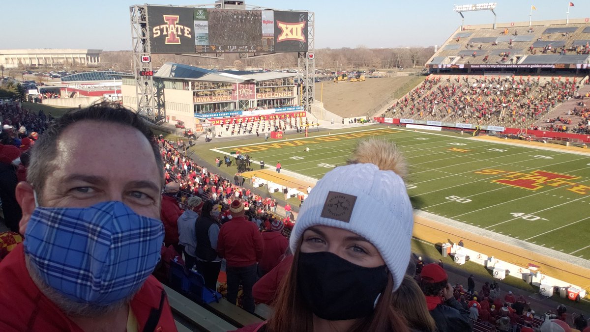 Steve_Benda's tweet photo. Last home game of a great season! Go @CycloneFB!!!!! https://t.co/xNJBl3erEE