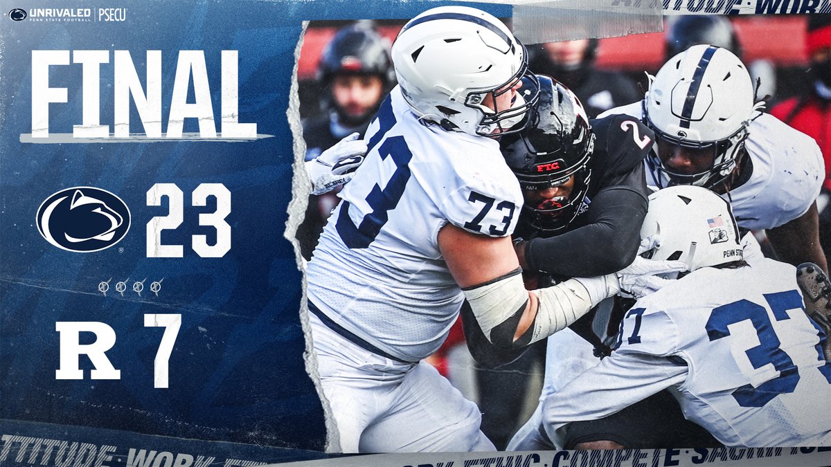 PennStateFball's tweet image. Victory in Piscataway! 

#WeAre