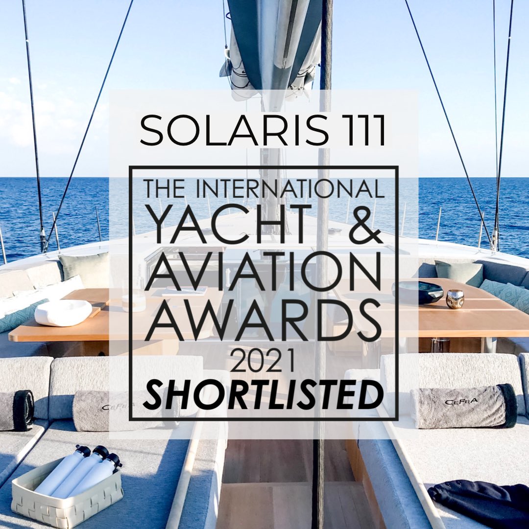 solarisyachts's tweet photo. We are proud to announce that our flagship the # Solaris 111 has been shortlisted for The International Yacht &amp; Aviation Awards 2121 by @design.et.al!

Voting will commence in April 2021... we’ll keep you posted on how to vote!
Keep following us!

#designetal #awards #yachting https://t.co/CVaXmOLmze
