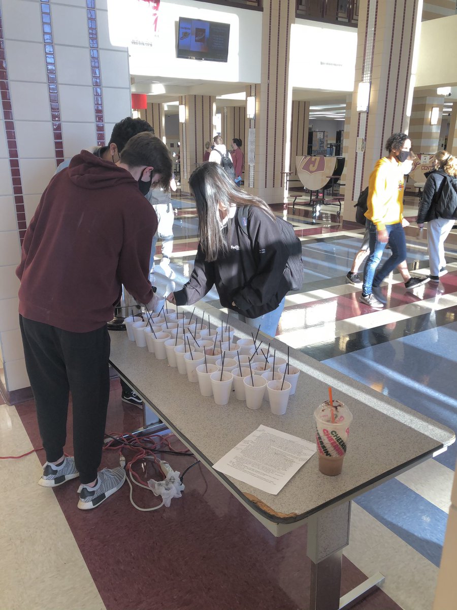 Central_StuCo's tweet photo. #throwback to yesterday morning when we served our amazing student body Hot cocoa☕️ as they walked in from the cold❄️
#CHSNation look out for another surprise during #CHSHollydays🎄 https://t.co/VOQjsfHpwI