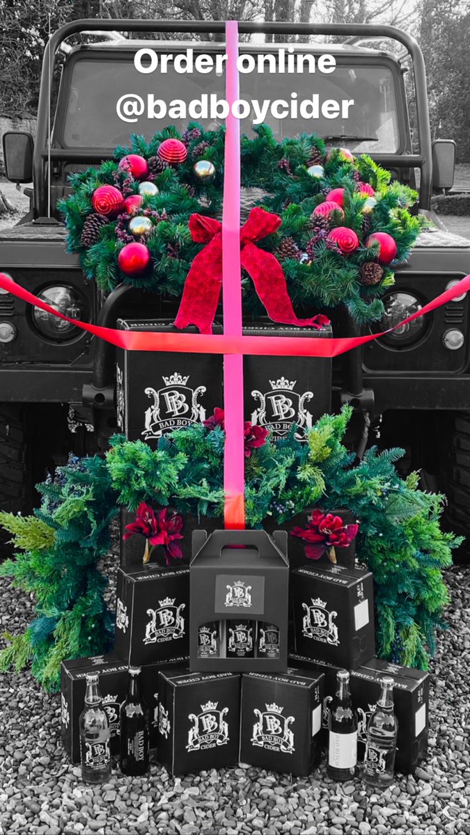 boy_cider's tweet photo. Feeling festive! Grab your free 3ltr box of Bad Boy Cider when you order online this weekend (offer ends Sunday night) www.bad boy https://t.co/acjDPlKJgZ https://t.co/niKO3zMWwQ