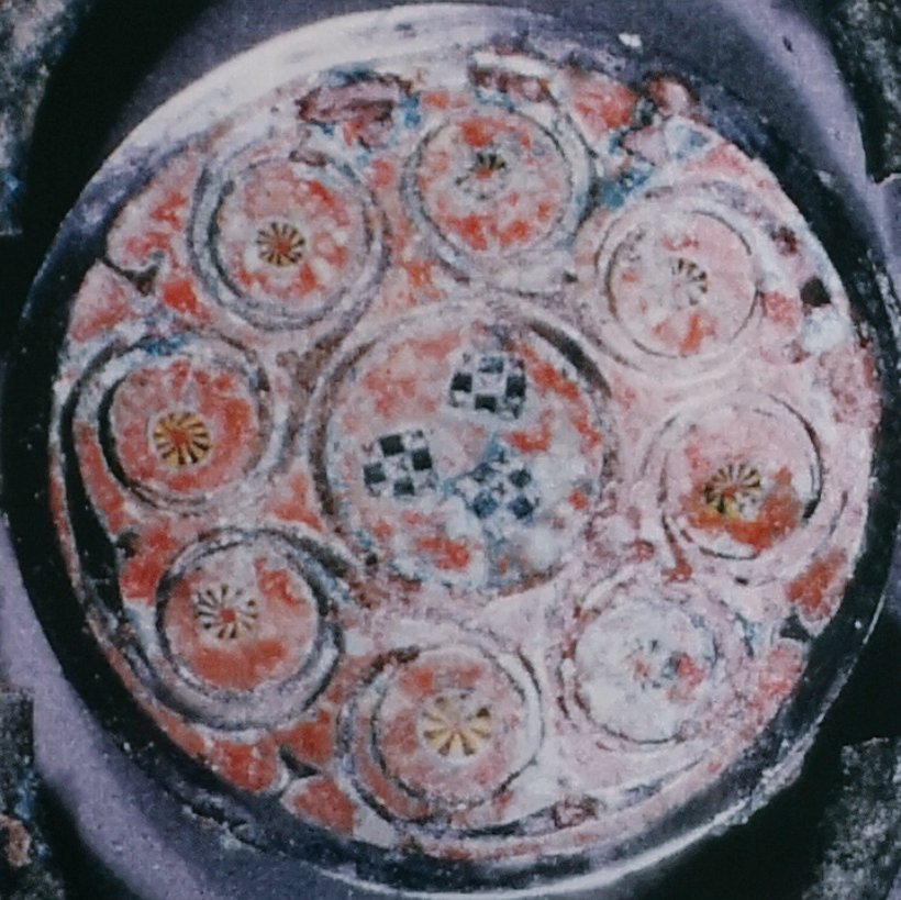 A 'Late Celtic' hanging bowl recovered from one of the post-church graves at the 5th- to 6th-century British church site of St Paul-in-the-Bail, Lincoln :)