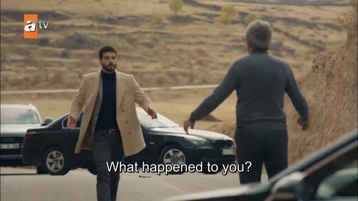 the way hazar is reaching for miran’s face HE JUST WANTS TO HUG HIS SON AFTER ALMOST DYING EVERYBODY SHUT UP  #Hercai