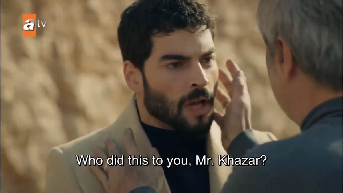 the way hazar is reaching for miran’s face HE JUST WANTS TO HUG HIS SON AFTER ALMOST DYING EVERYBODY SHUT UP  #Hercai