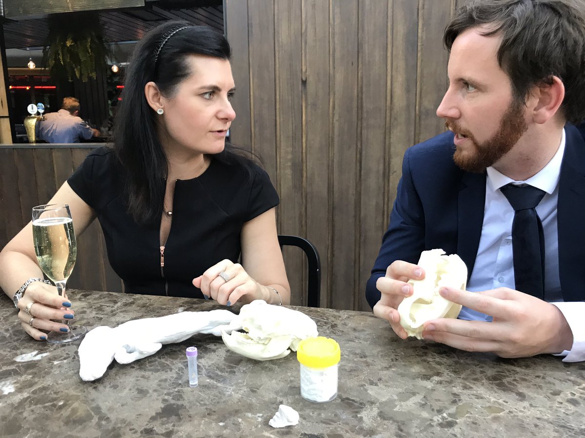 But OMG did pass the pub test, with an earnest discussion about skulls and teeth and tissue samples