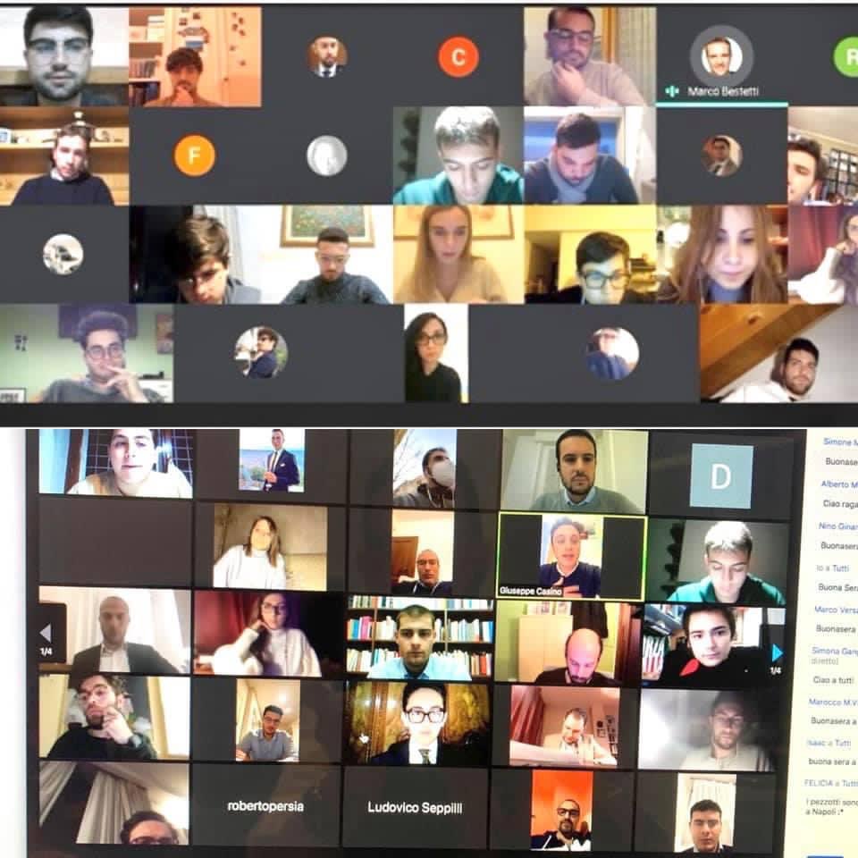fi_giovani's tweet photo. Stasera il nostro Coordinatore Marco Bestetti ha riunito via Zoom i 300 componenti dei nuovi dipartimenti di Forza Italia Giovani. Tanto entusiasmo per questo nuovo serbatoio di idee che coinvolgerà le migliori energie del nostro movimento da nord a sud.
Buon lavoro a tutti! https://t.co/TBMRpc802j