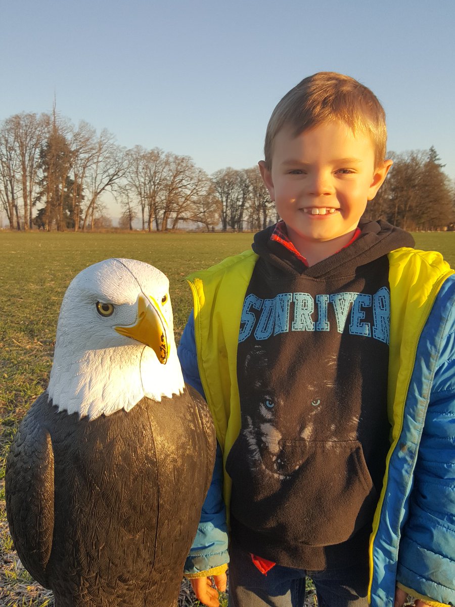 dkeudell's tweet photo. This will scare them geese away. https://t.co/cycaI9whFp