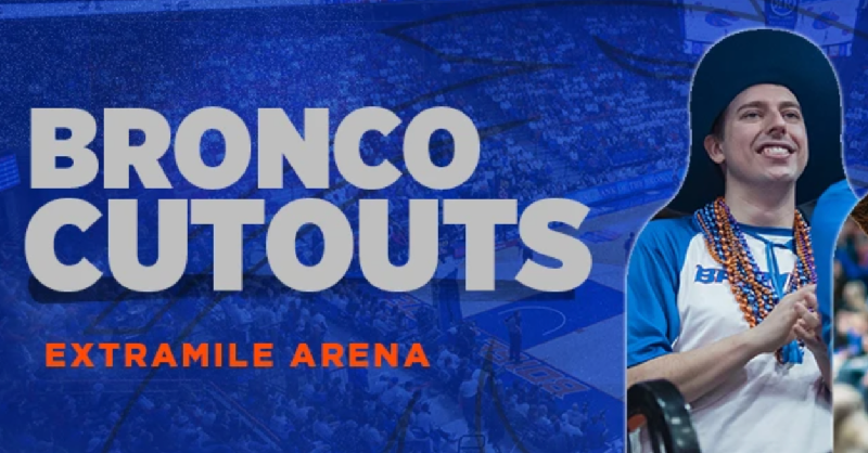 BoiseStateAlum's tweet photo. .@BroncoSports Cutouts are available for @extramilearena! For $50, you can upload a photo and be represented at @BroncoSportsGYM, @BroncoSportsMBB and @BroncoSportsWBB home competitions.
@BoiseStateBAA @BoiseState
#WeAreBroncos #BleedBlue #CommitToTheTeam #ElevateTheBlue