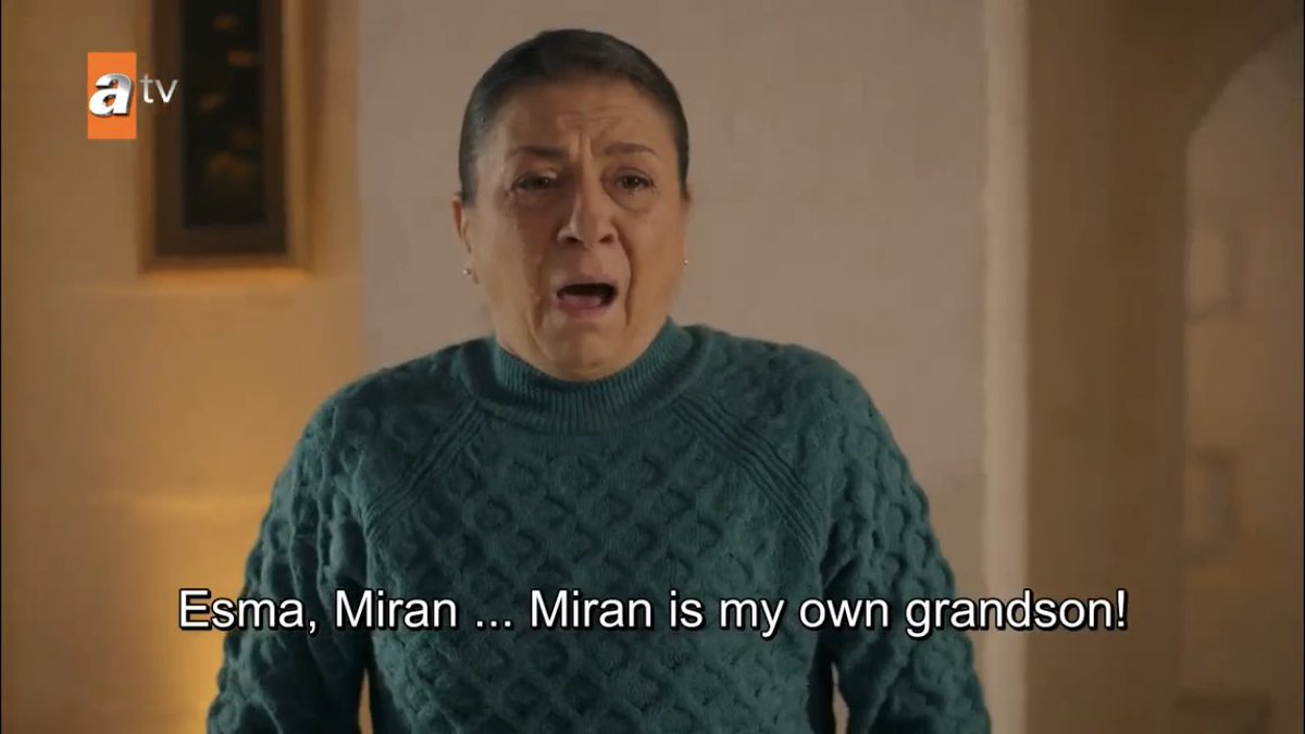 karma is something huh the child she destroyed is her actual grandson and doesn’t want anything to do with her. anyway esma is such a meme tho skdjksksk  #Hercai
