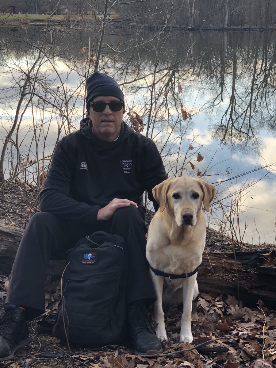 karnakmac's tweet photo. Fox river ruck in St. Charles, IL  this morning with Gracie @goruck https://t.co/gs6FqQeQgA