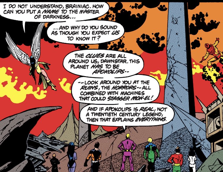 Interesting that Darkseid seems largely forgotten in this era