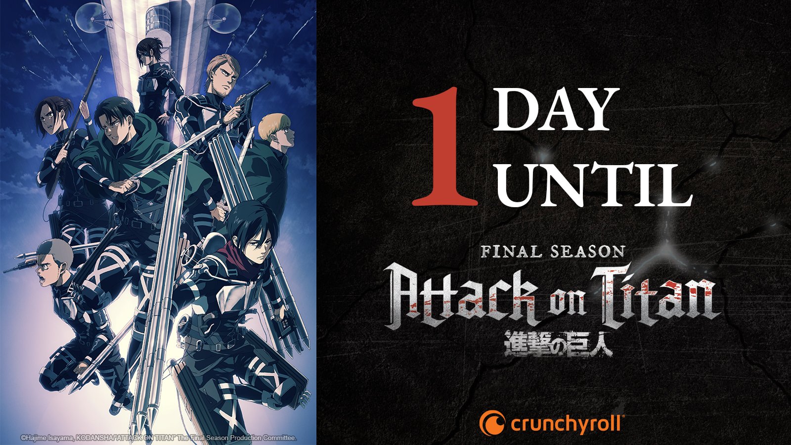 Attack on titan not on crunchyroll hotsell