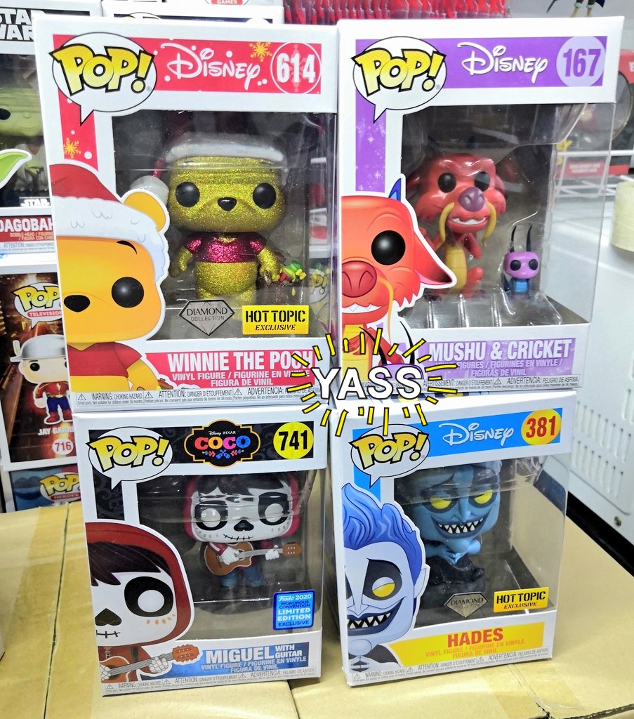 Geekyclorians's tweet photo. #Geekyclorianos!! Llegó nuevo stock a #Geekyclorians Store, fans de #Batman #BackToTheFuture #Alicia y #Disney llegaron nuevos Pops.
#PopMovie #PopAnimation #Batman80th #YoSoyGeek https://t.co/pqEjNZiiXz
