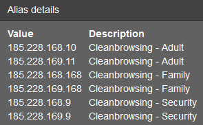 * To allow certain DNS servers, I prefer using a Firewall Alias. I'm a big fan of what  @perezbox is doing with  @cleanbrowsing. Add whatever DNS servers you use to your firewall chain.7/