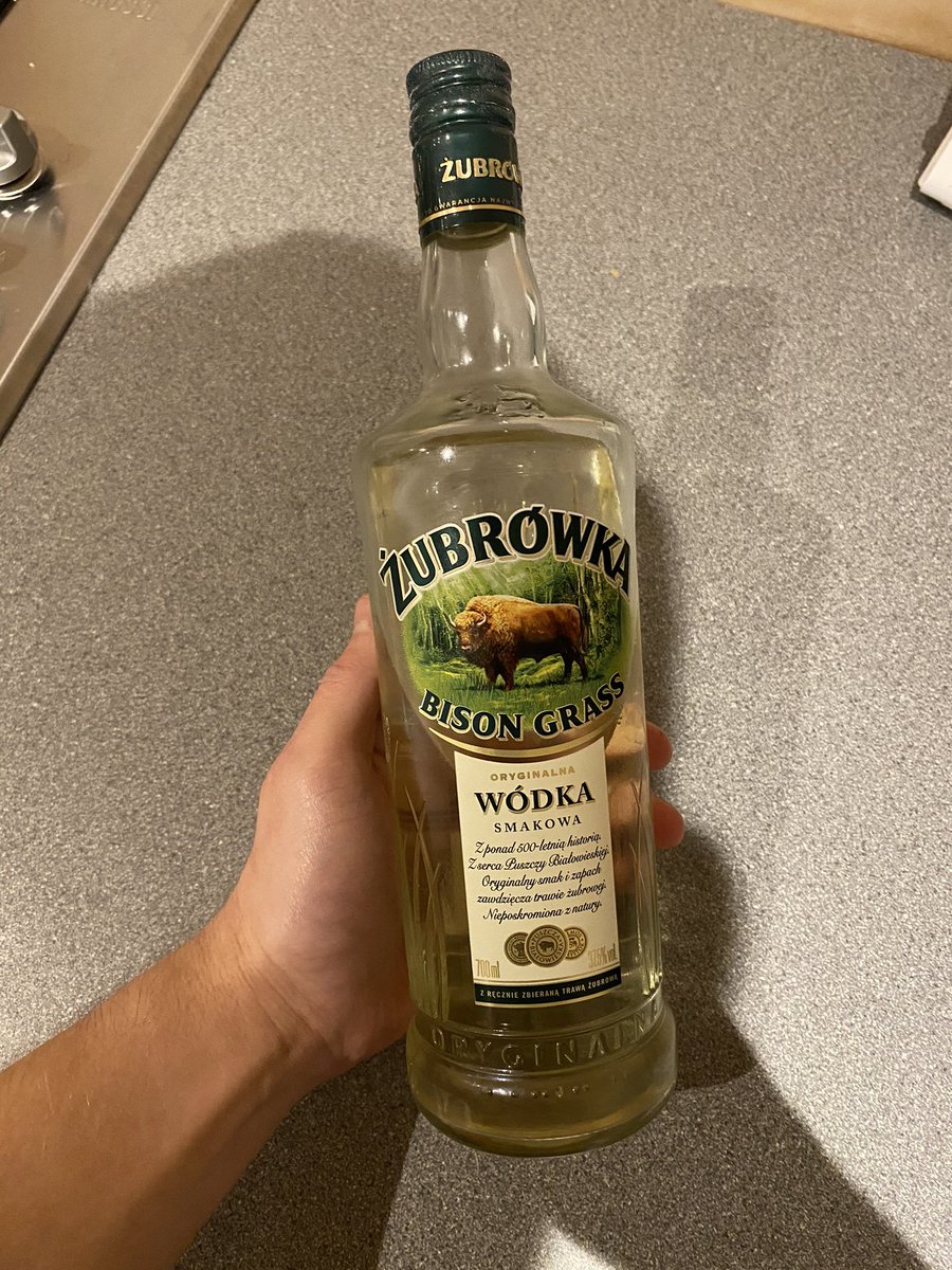 Gonna try this bad boy tonight! #polishvodka #bisongrass