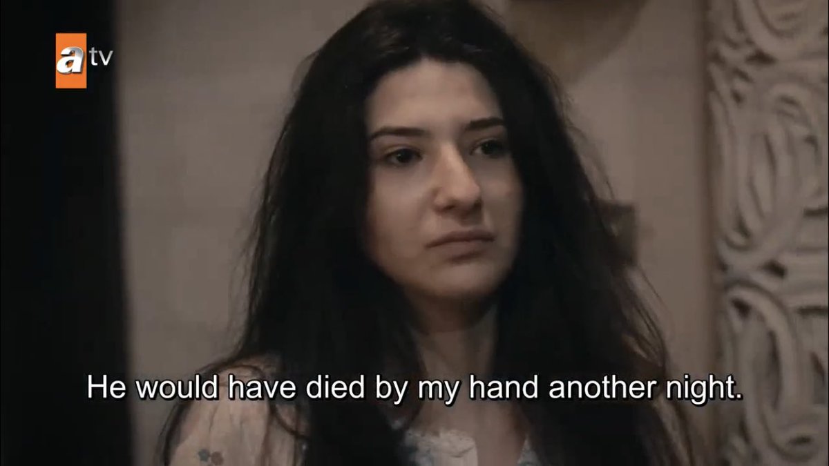 wait a minute azize’s husband was an abuser we been knew but he abused esma which means he’s probably firat’s father???????? anyway i’m glad she killed him GOOD FOR HER  #Hercai