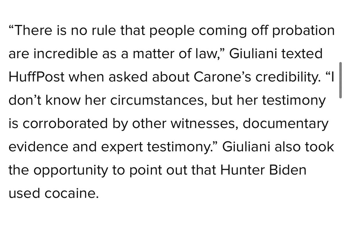 In other news I used another number to text Rudy Giuliani (who appears to have blocked me on WhatsApp and iMessage) and, he responded! (CC:  @Olivianuzzi and h/t  @recordedvoice)  https://www.huffpost.com/entry/mellissa-carone-wright-rudy-giuliani-trump-voter-fraud-detroit-michigan_n_5fcb94e9c5b63a1534523506