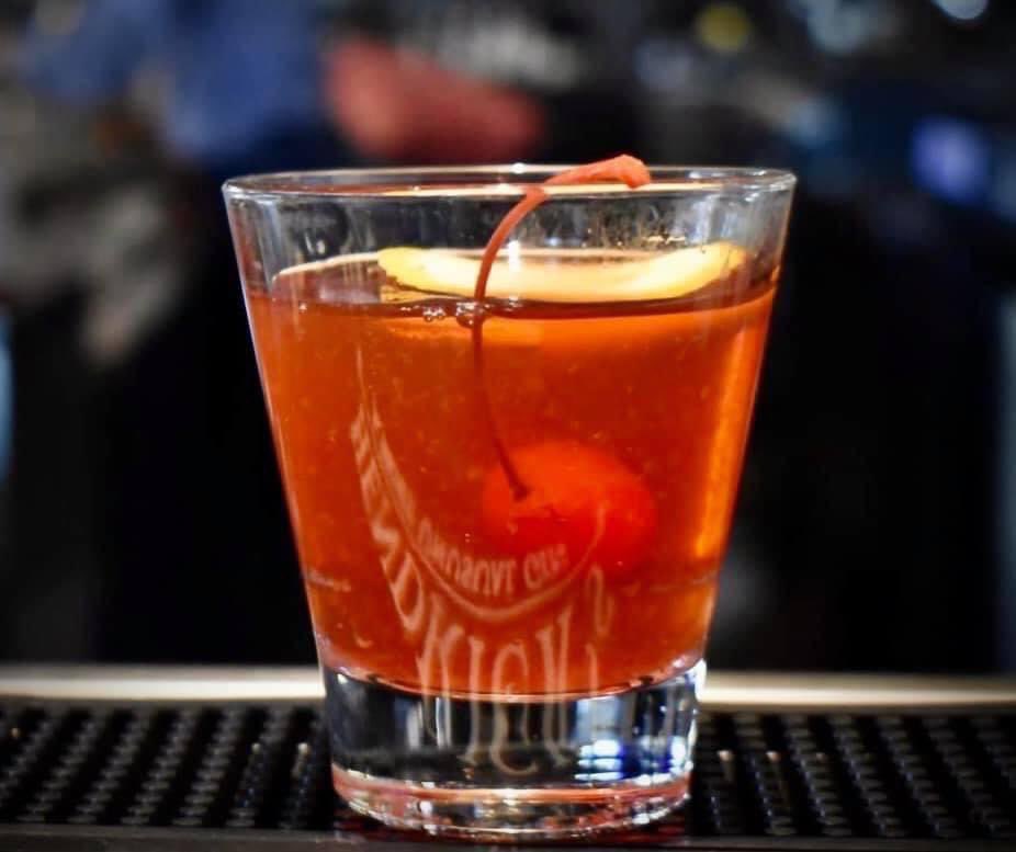Our Backstage Old Fashion is liquid sunshine! It is the perfect mix of Backstage Whiskey, Cane Sugar, Angostrua Bitters then finished with an Orange Peel and cherry.