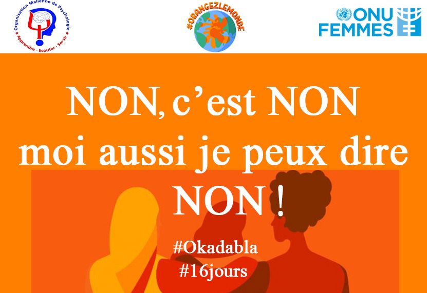 DembeleIbrehima's tweet photo. #okadabla 
#orangezlemonde
#16jours https://t.co/F76w1CoeMO