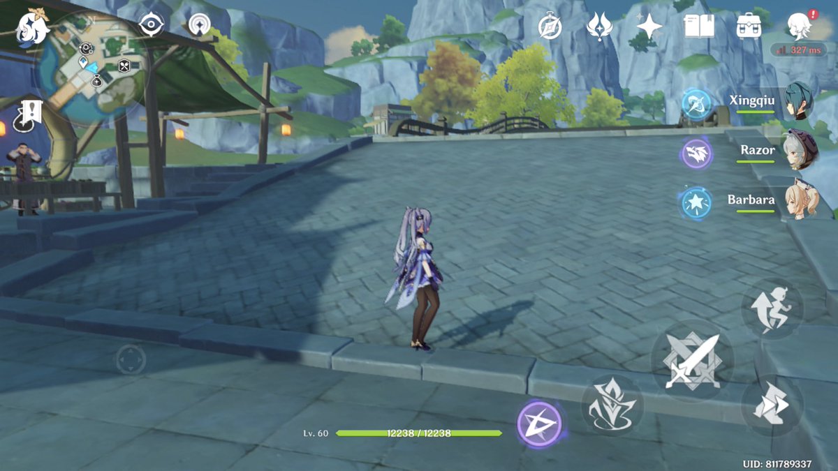 chongqius's tweet photo. i stood at this EXACT same spot when i did two wish pulls for keqing. i came back and maybe thought it would work again and it DID! i did the two wish pulls at 23:40 DO IT !!! https://t.co/bTZi72V1y9