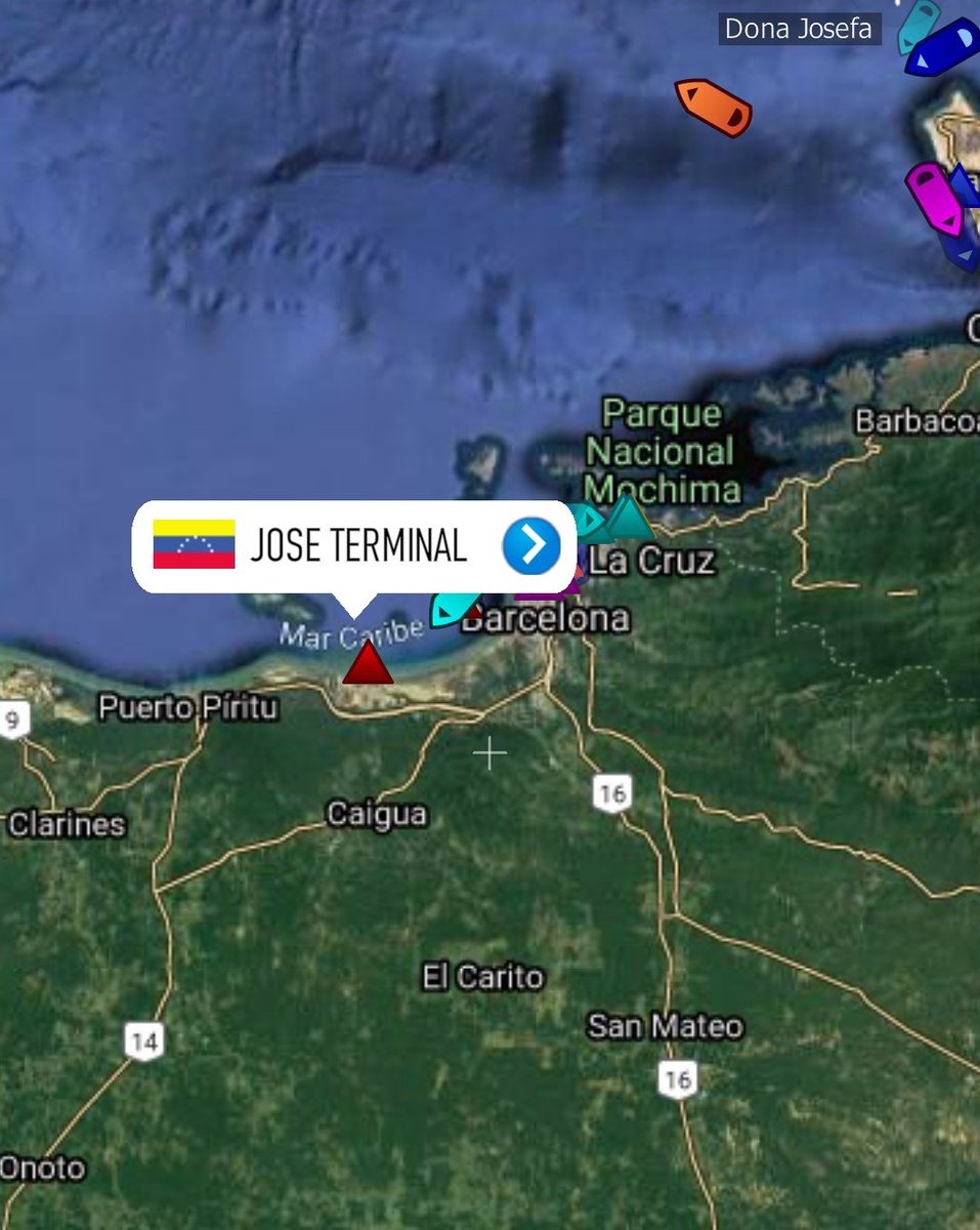 DelonArmand's tweet photo. Atención: Tanquero Aura cargando en Jose Terminal, #Venezuela
Este buque "fantasma" zarpó de China apagó AIS en costas de Brasil y tenía como falso destino a Panamá
Continúa el régimen izquierdista de Maduro burlando sanciones a su antojo
Info:
Tanker Trakers
M.Traffic
#5Dic https://t.co/qRO4tSv6fB