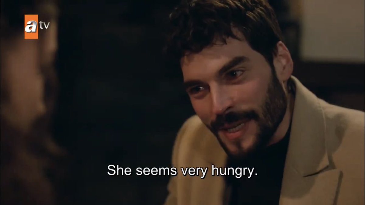 she went on attack mode so fast akjskskjd YOU WILL NOT JUDGE A PREGNANT LADY’S EATING HABITS MIRAN  #Hercai  #ReyMir