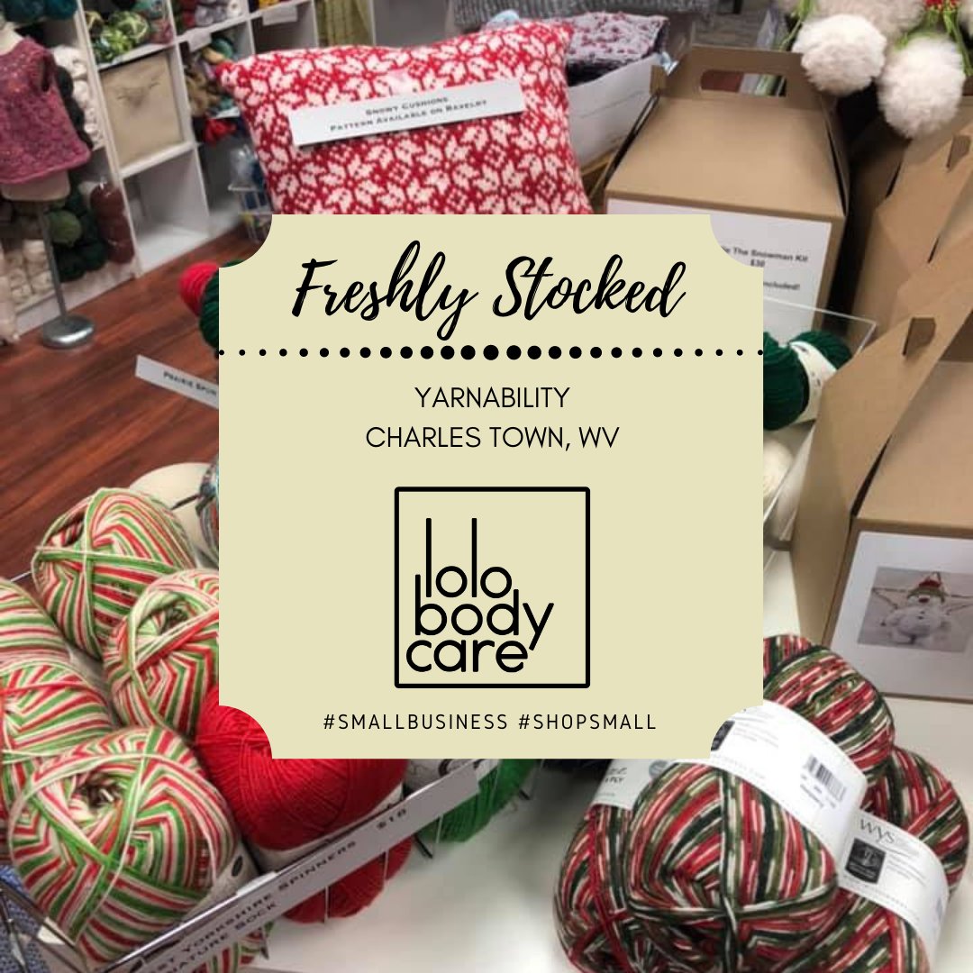 Bar_Maids's tweet photo. To all our fiber loving friends in #WV, @Yarnability is FRESHLY STOCKED with LoLo! #shopsmall https://t.co/EHaiIVGNGH