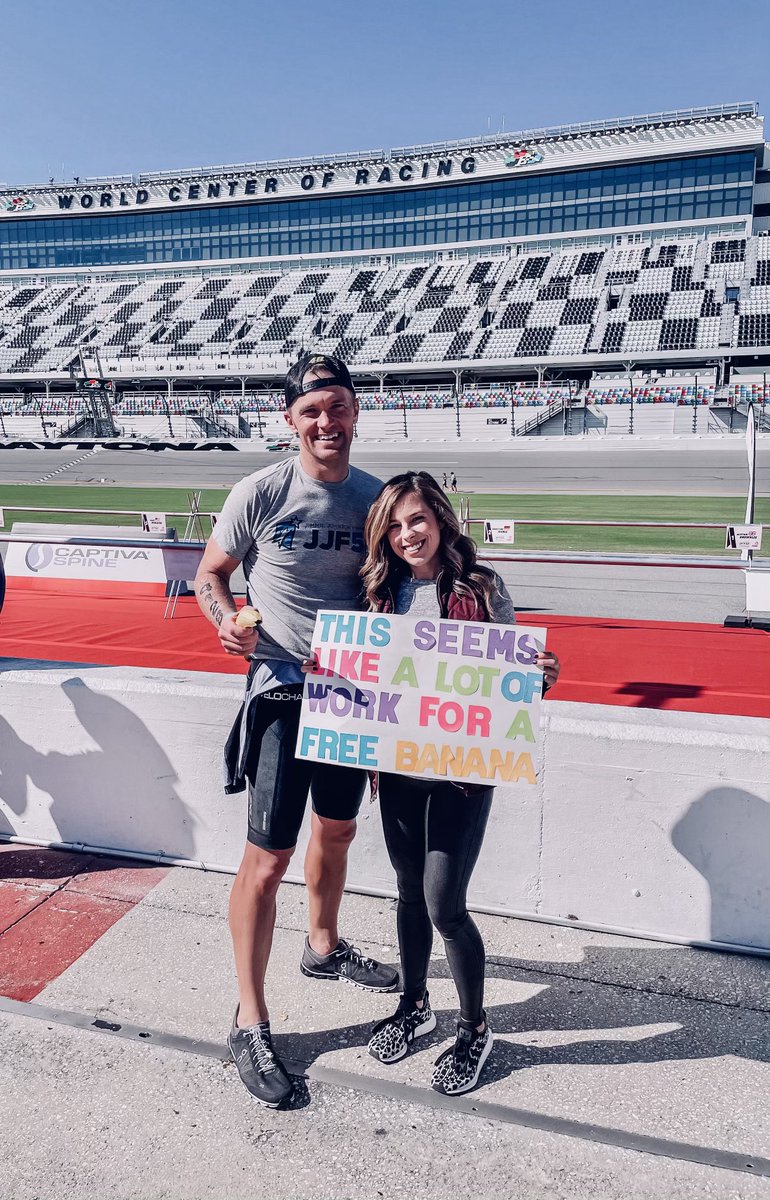 Can’t thank this girl of mine enough! I spend 39 weekends a year at a racetrack so why not make it 40. I like things divisible by 5 anyway 😉 #CHALLENGEDAYTONA in the books!