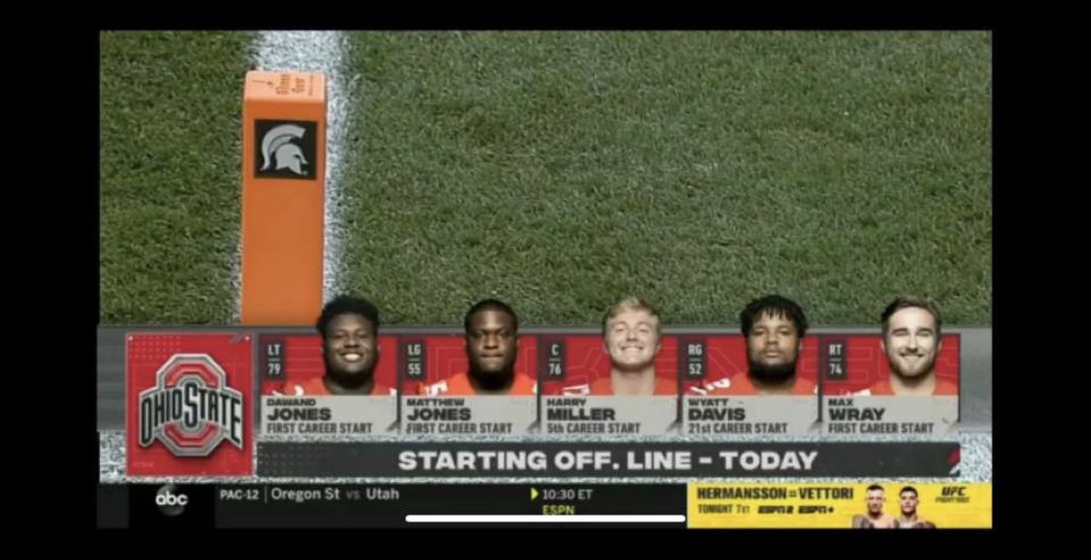 Proud of my brothers today it’s only up from here. BUCKEYES.