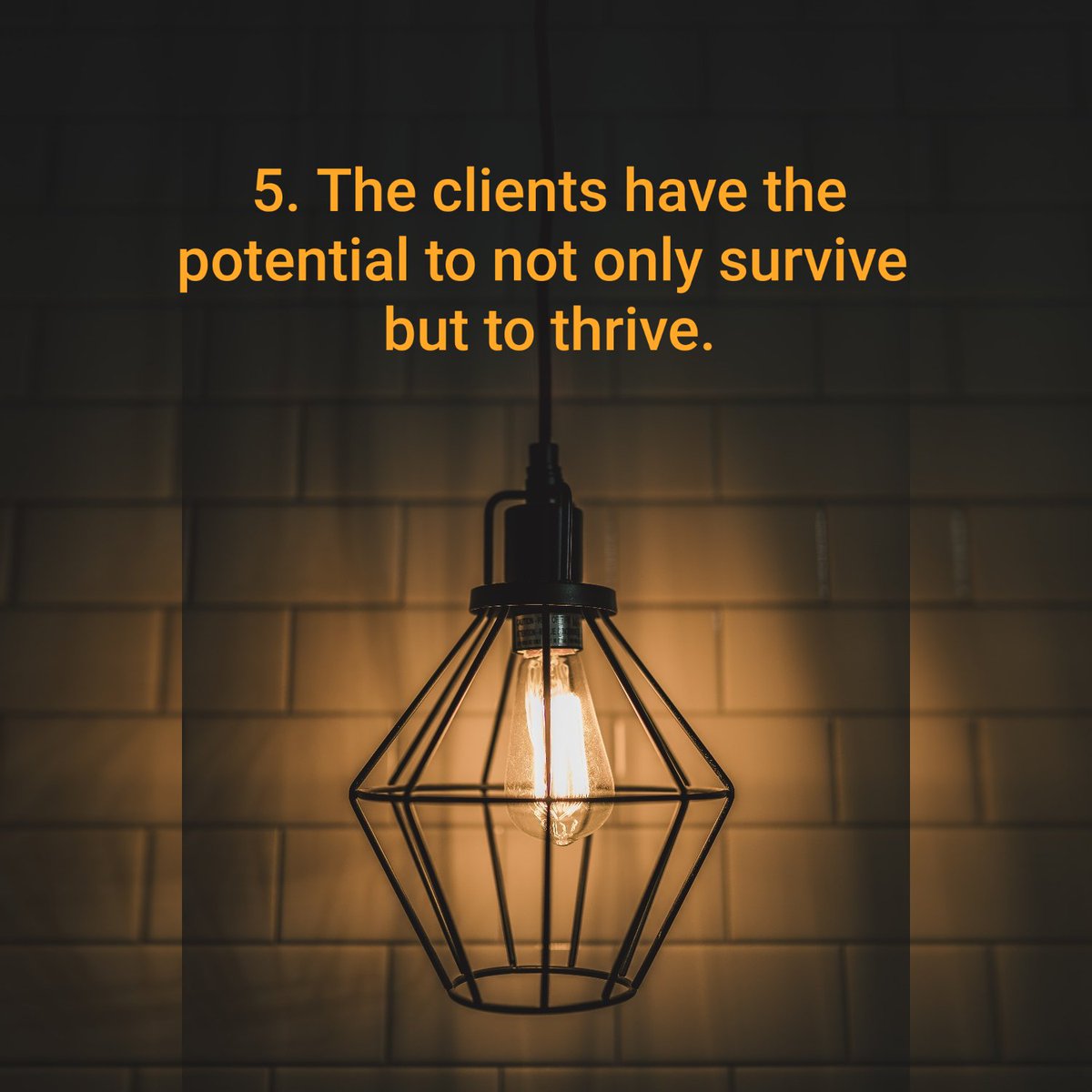 5) Post traumatic growth is possible.7/7