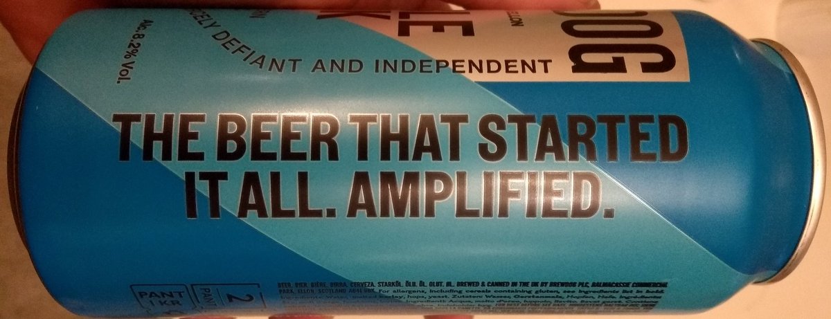 basham_mark's tweet photo. #Decembeer day 5: not a school night so a bigger and badder beer for tonight. #DoublePunk https://t.co/8Mj6yTSliZ