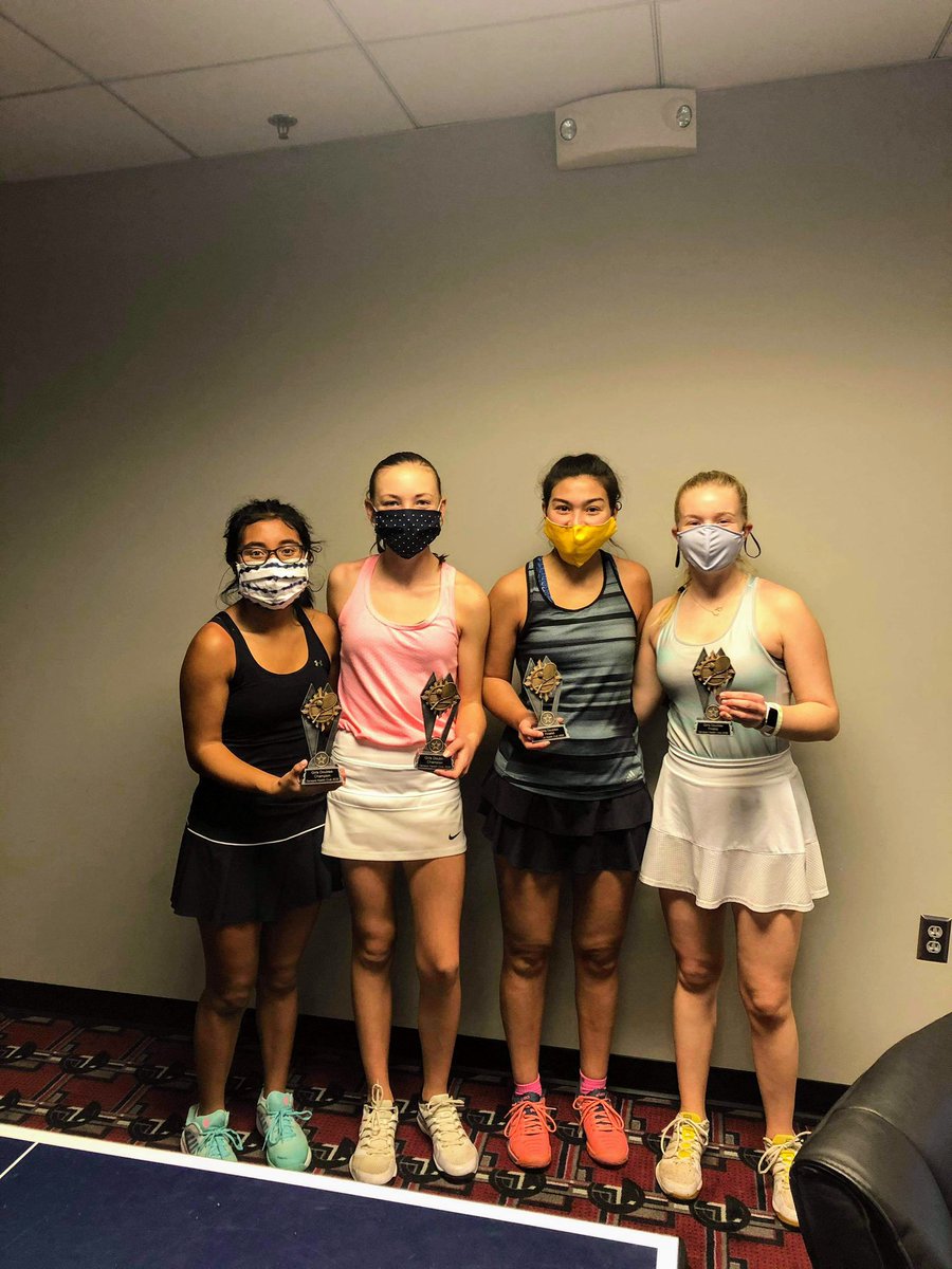 It may be winter, but Patty’s already working hard towards her senior season goals! Singles and Doubles Champion at the Genesis Championships!