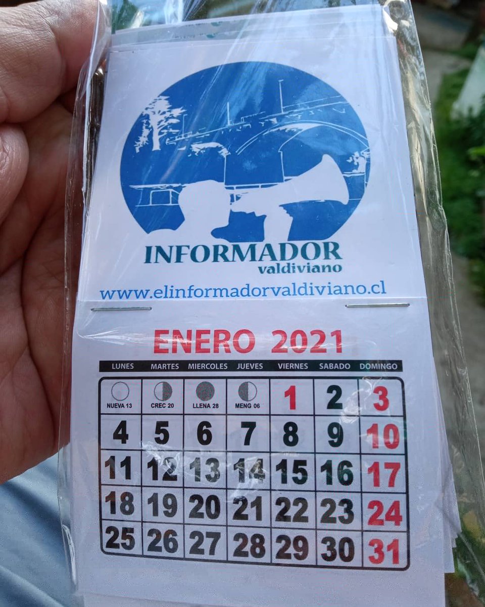 rodrigompozas's tweet photo. Mandé a hacer unos calendarios personalizados con un emprendedor valdiviano, hace muy buen trabajo. Lo pueden contactar al +56 9 5960 4836, se llama Allanth Muñoz. 
#entretodosnosapoyamos💪 #emprendedores #valdiviacl https://t.co/9nANzddW9k