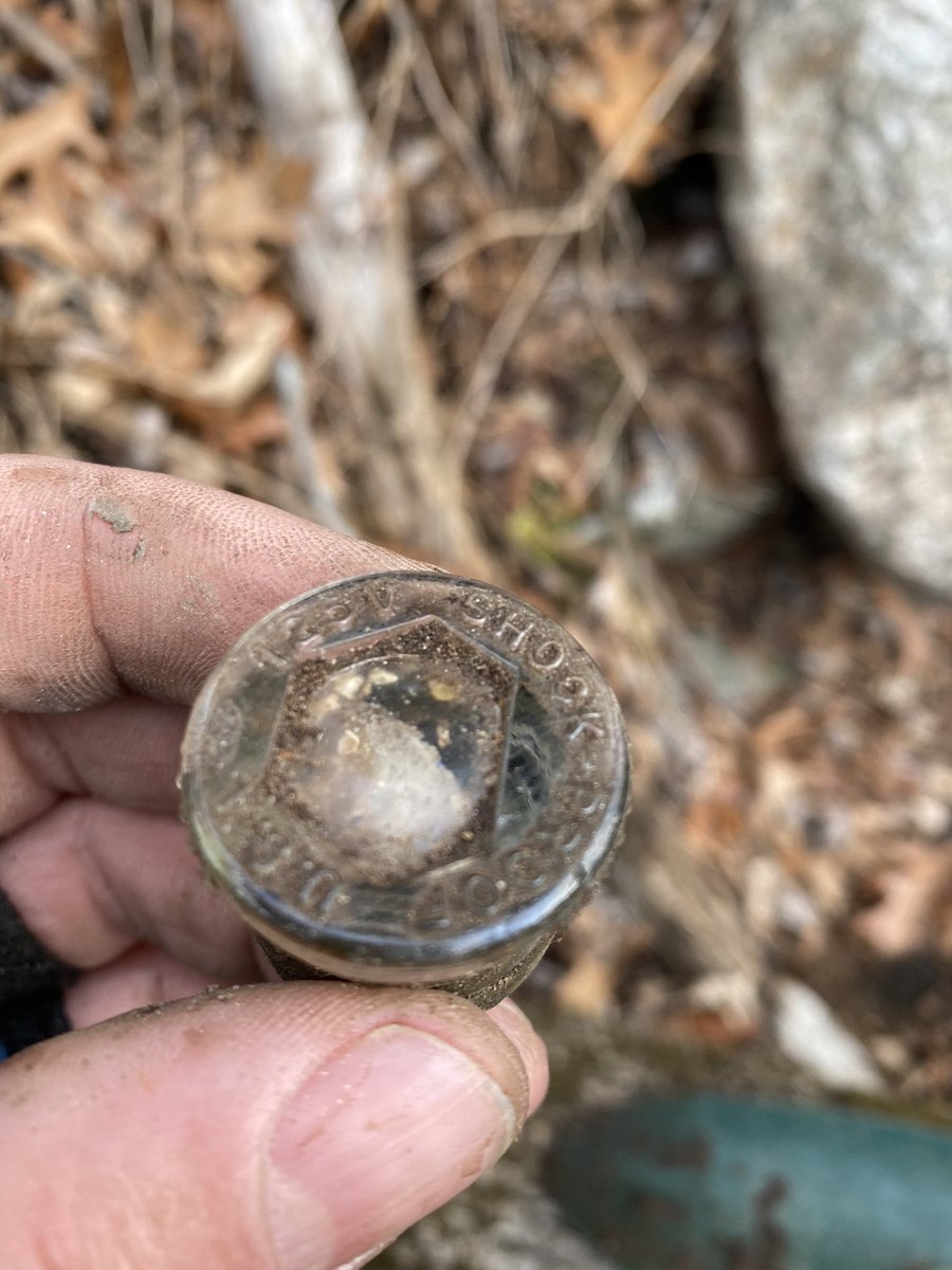 {thread} Here’s some interesting odds and ends we found!! Anyone able to help date some of these? I thought the “smokers toothpaste” was cool. And the old fuse. The brown bottle is 1788 (I’m guessing whiskey?).......