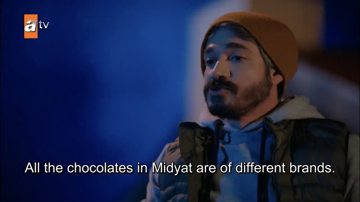 of course miran made firat buy all the chocolate he could find in midyat ajdjsjdjsjdd it wouldn’t be miran if hadn’t done it  #Hercai  #ReyMir