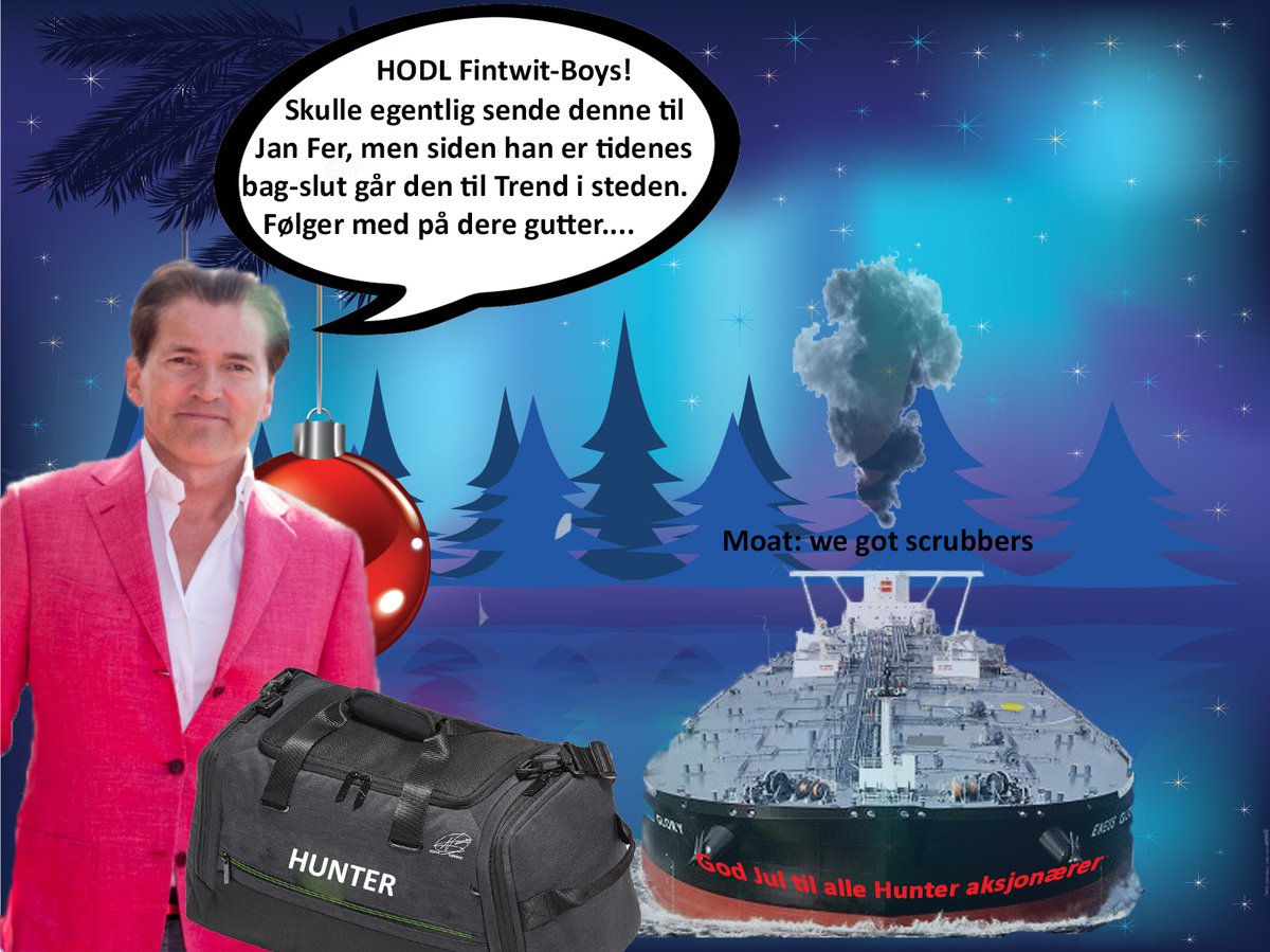 utbytteprinsen's tweet photo. 6. desember 2020 ✨
Arne Fredly har sendt et julekort til alle de tålmodige $HUNT aksjonærene.
#fintwit
#finanstwitter
#julekort
#julekos
#Hunter https://t.co/5agiA2DD3j