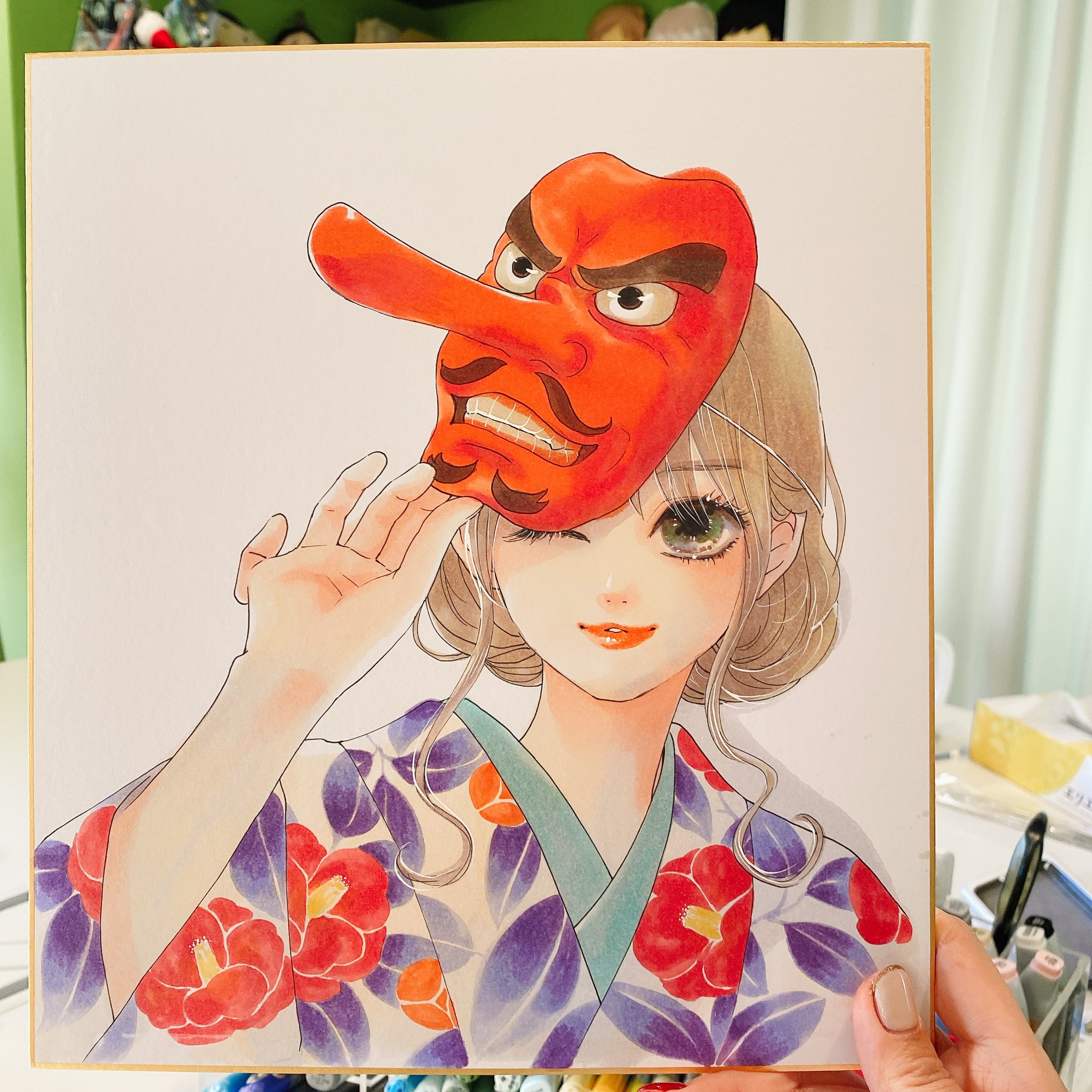 末次由紀 今夏ちはやふる49巻発売 在 Twitter 上 たぶんこの色紙は本物を見られる人は数少ない 大石天狗堂さん 創業2周年のお祝いです 大石天狗堂さんおめでとうございます T Co Dgrjd362g0 Twitter