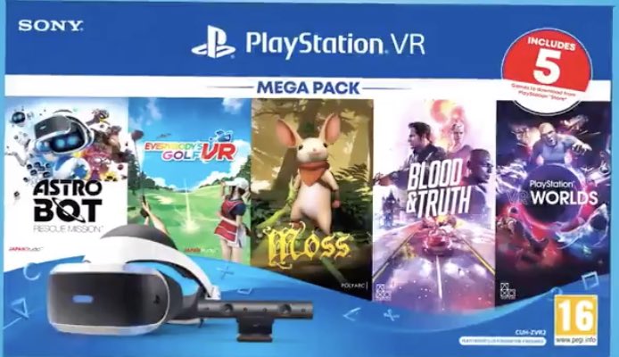 worst Hangen Anders PlayStation VR News on Twitter: "A new PlayStation VR Mega Pack including  Astro Bot Rescue Mission, Moss, Everybody's Golf VR, Blood &amp; Truth, PlayStation  VR Worlds and the #PS5 adaptor comes to