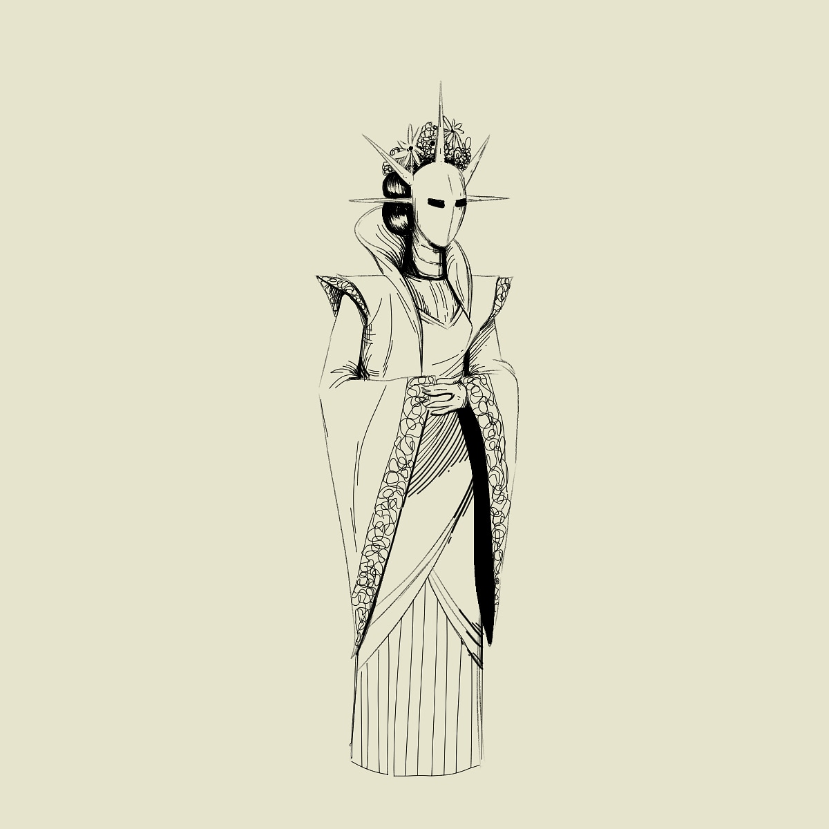 NerdsdayComic's tweet photo. Some more pen and ink practice for this project. Learning the different brushes, just gotta get looser, yknow?
#drawing #art #characterdesign #WIP #personalproject #PenAndInk #queen #somethingsecret https://t.co/gU0lEq7P5W