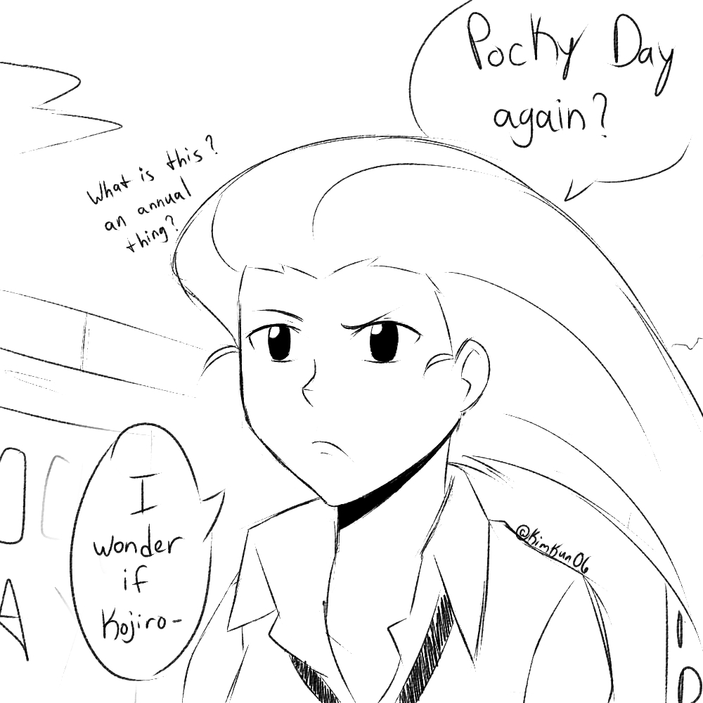 #??: ????? ??? ?

A follow up to Pocky Day 1 which was the very first comic I drew for this. It marked 1 year of making them comics. 
