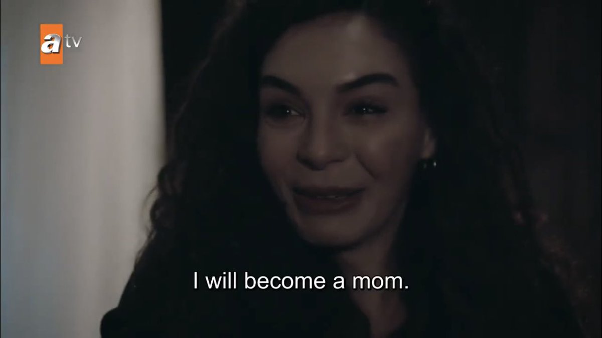 she just couldn’t wait to tell miran akjsjs the instant love she felt...it’s in her voice, in her smile, in her eyes, in the way she touches her stomach... she’s gonna be the best mom in the world THE TEARS JUST WON’T LEAVE MY EYES  #Hercai