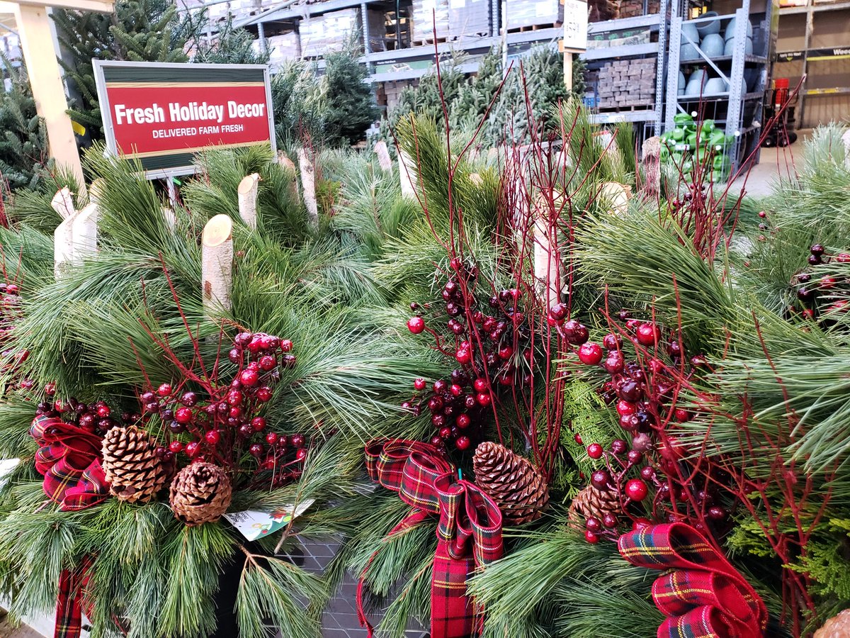 THD6923's tweet photo. Nothing fills your home with the festive scent of the season as well as a fresh cut tree, wreath, or decorative planter.  Come in and pick yours out today! https://t.co/9UkDgLkRFk