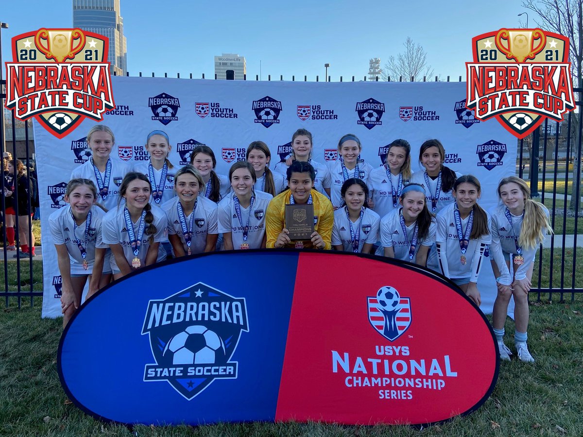 NEBStateSoccer's tweet photo. Congratulations to our #NEStateCup 15U Girls Champions, SOFC Premier! #usysncs #roadtoAZ https://t.co/gLkEy114kh